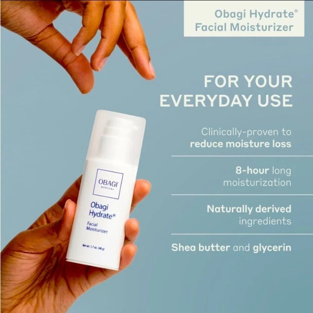 NWT OBAGI MEDICAL HYDRATE FACIAL FACE MOISTURIZER LOTION Dry skin Anti aging - Picture 2 of 7